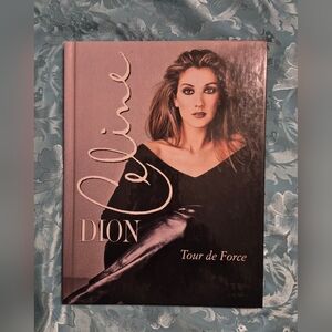 Hard Cover Collectible Book. Celine Dion Tour de Force Book
